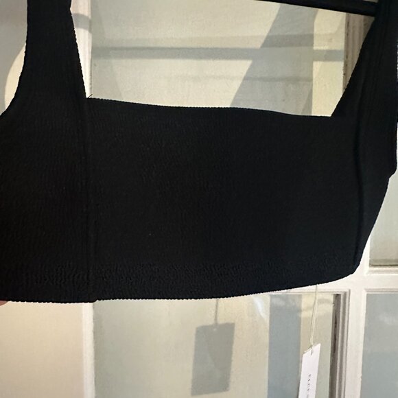 Wanderlust Swim (Elce) Black Erin Bikini Top Size S - NWT - Picture 3 of 6